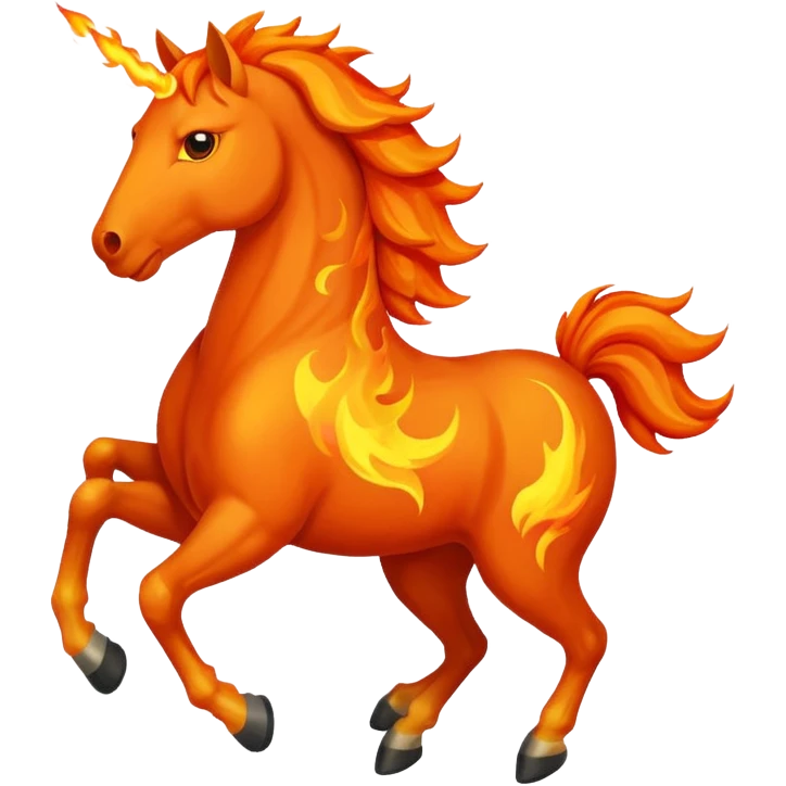 fire horse emoji
