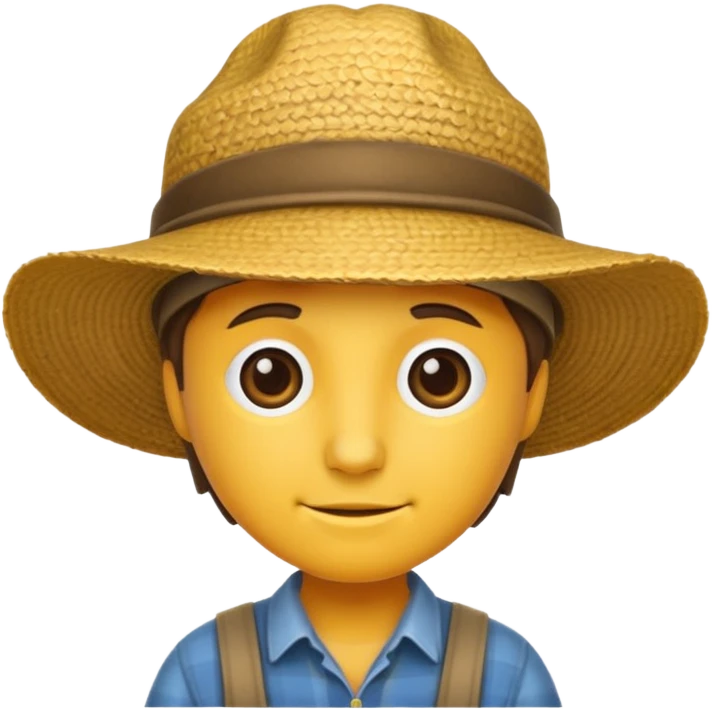 farmer hat emoji