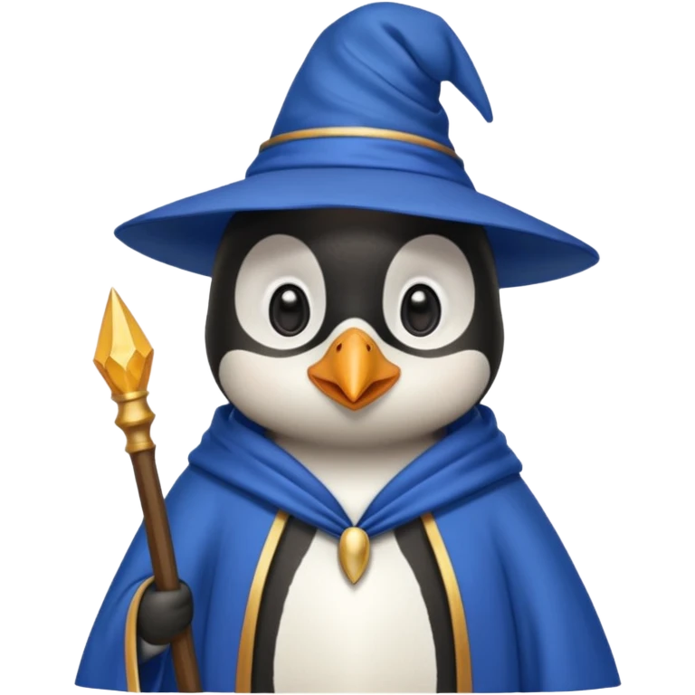 Penguin Wizard emoji