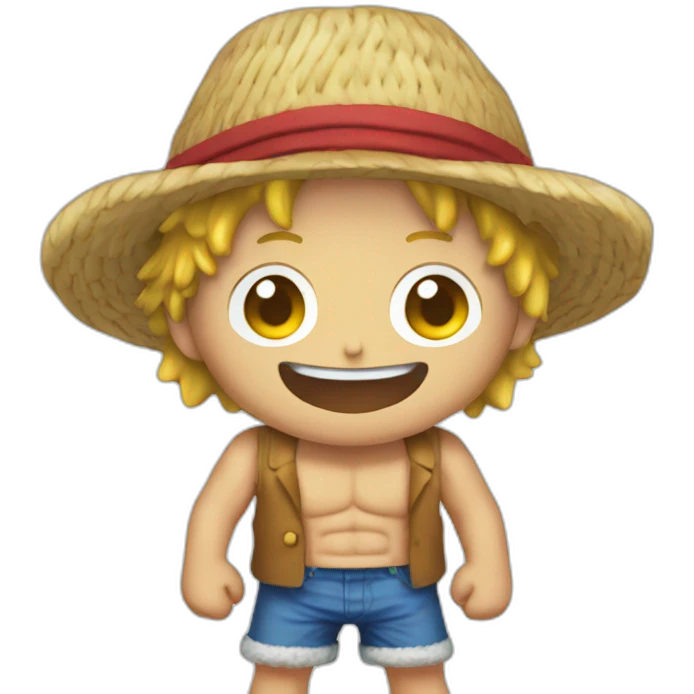 One piece avec un flinge emoji