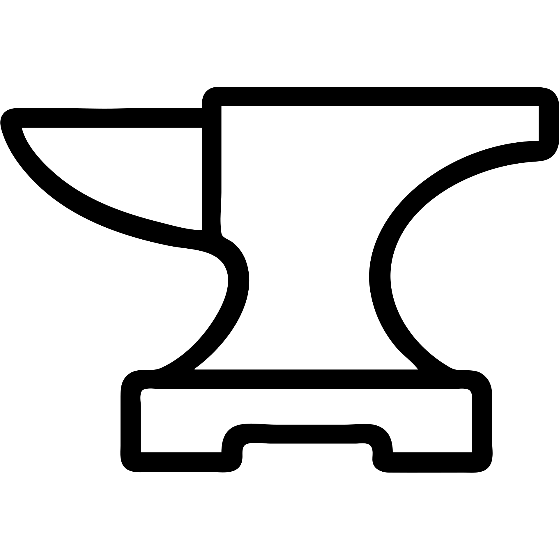 anvil simple icon style emoji