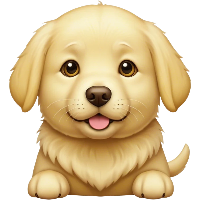 Yellow lab emoji