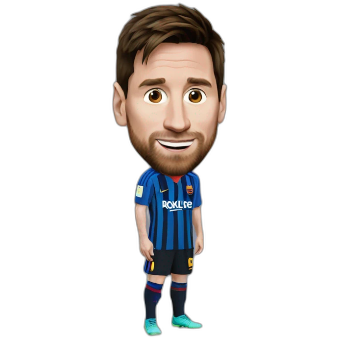 Messi qui fait caca emoji
