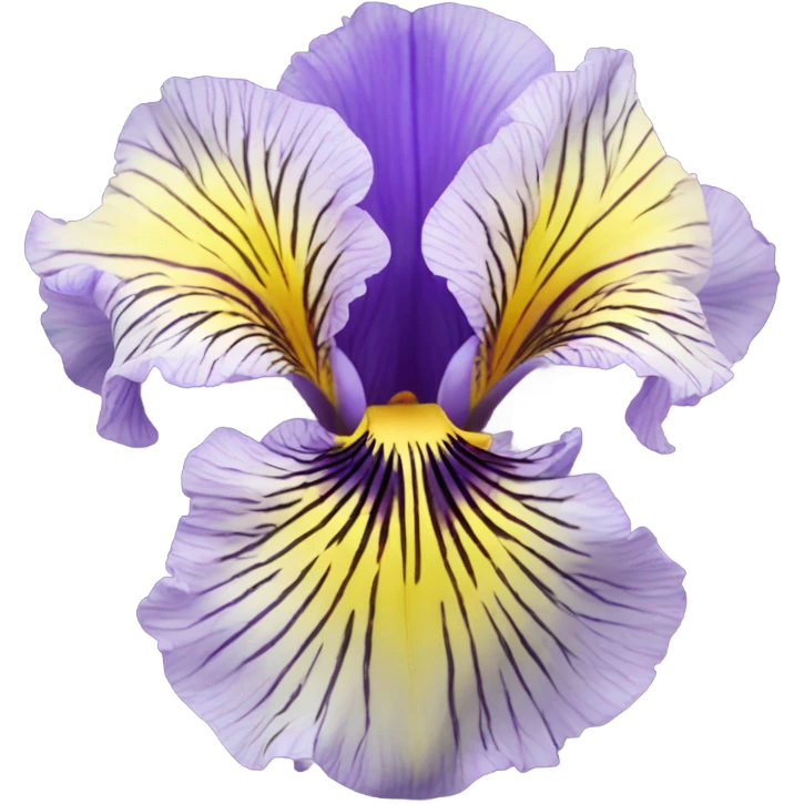 Iris flower emoji