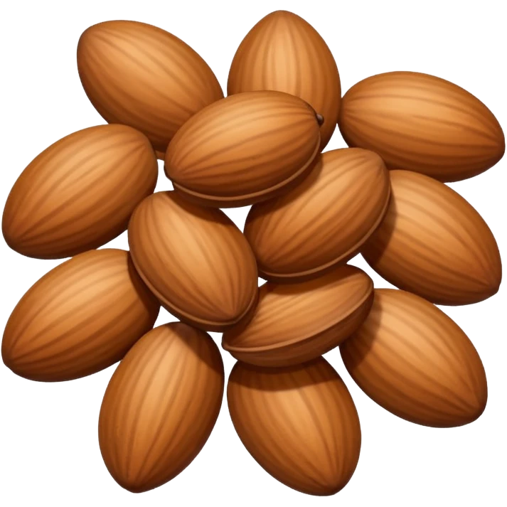 Almonds candy emoji
