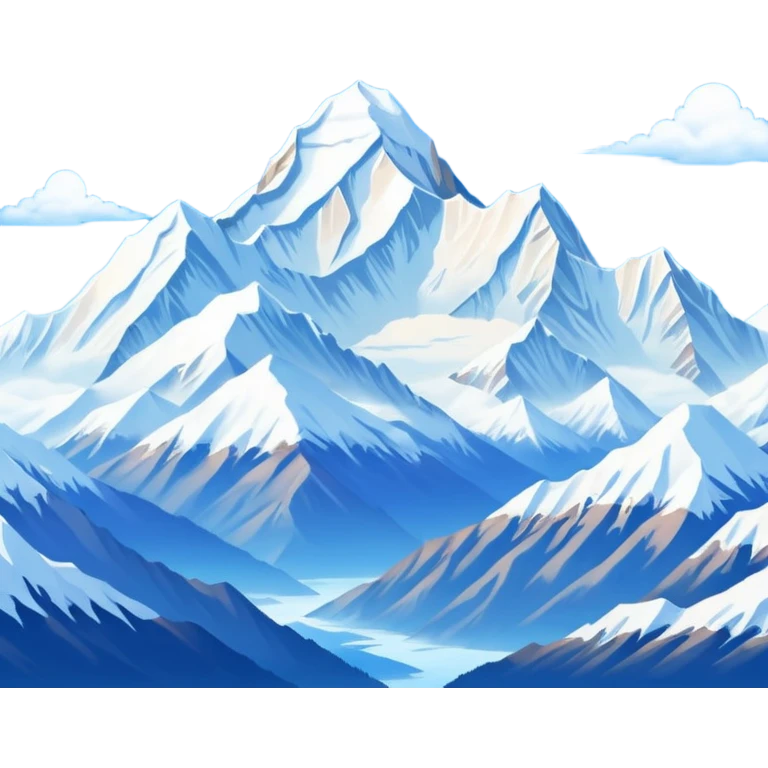 Make an emoji of Kanchenjunga mountain emoji