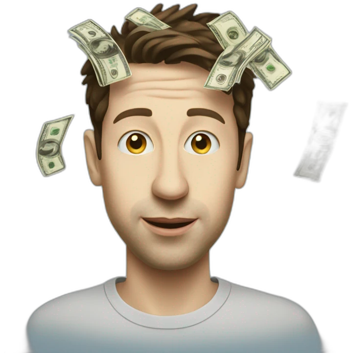 raining cash sam altman emoji
