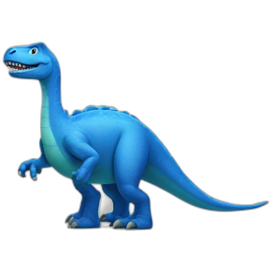 big blue dinosaur emoji