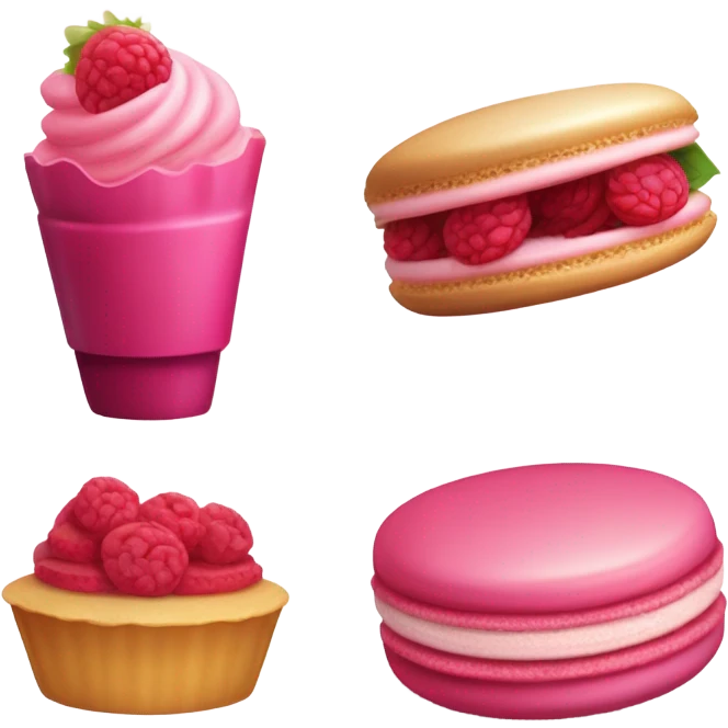 Pink food emoji