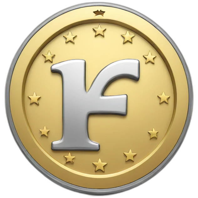 One euro coin emoji