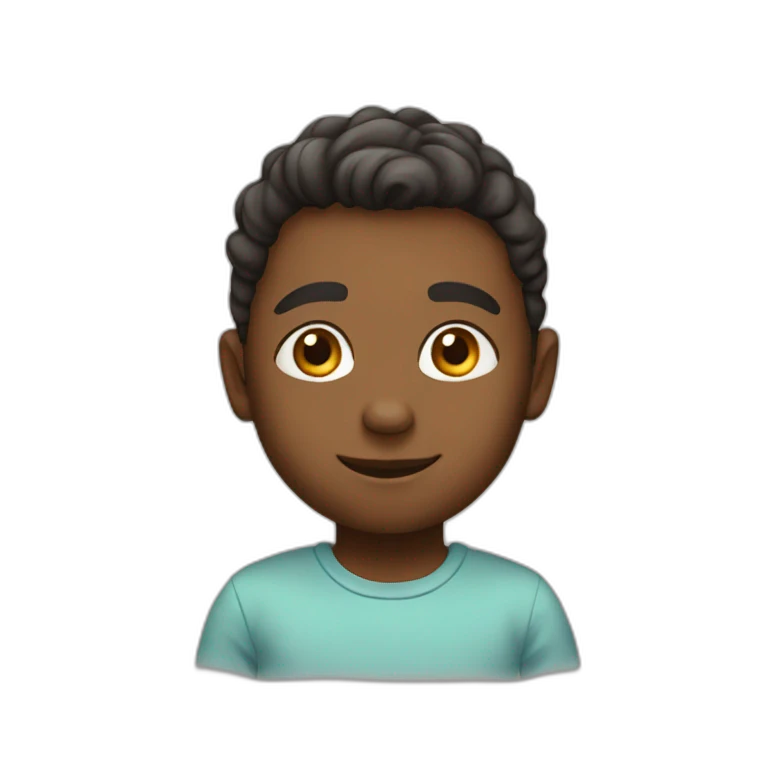 Chat sur enfant emoji