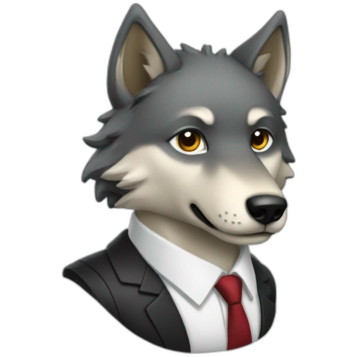 Lawyer Wolf  emoji