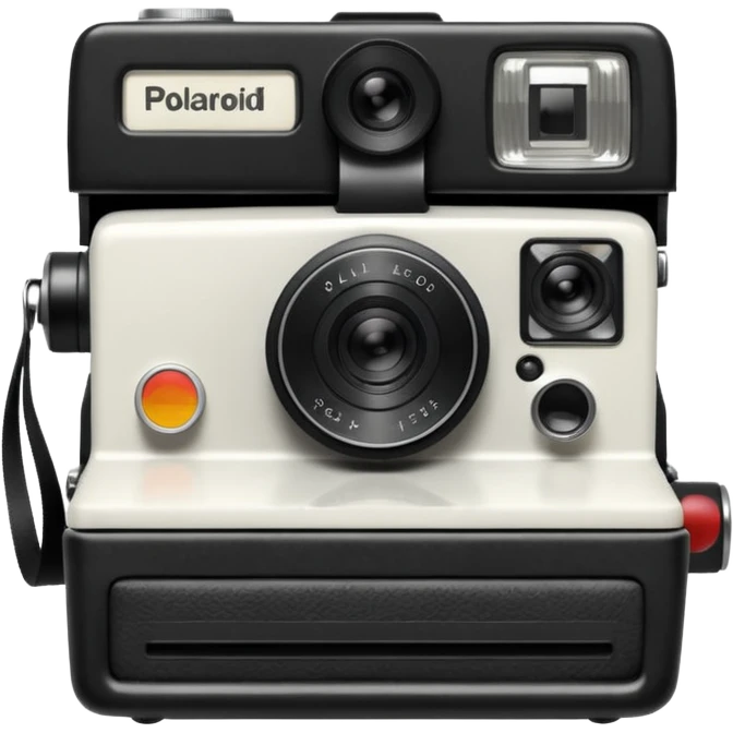 camera vintage instantanea polaroid emoji