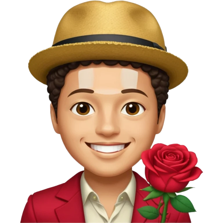 Bruno mars ve rose emoji