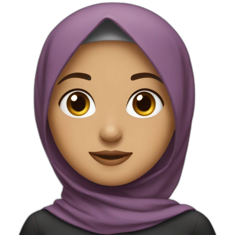 hijab girl emoji