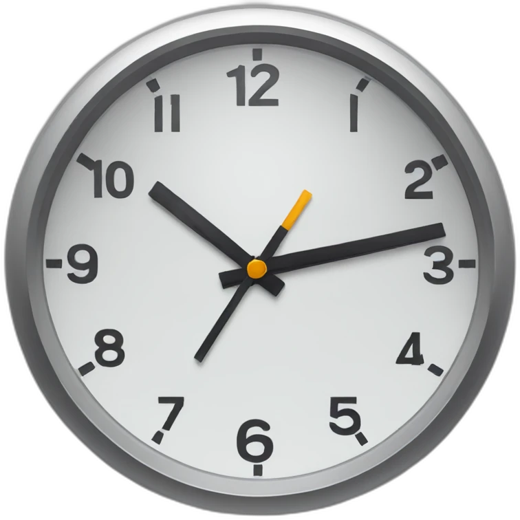 10am clock not working emoji