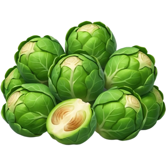 Coles de bruselas emoji