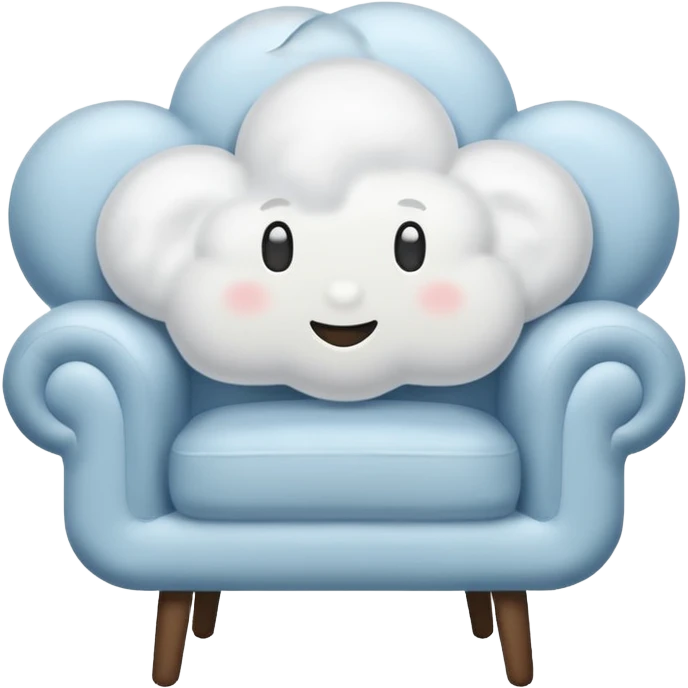 cloud chair emoji