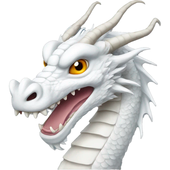 White Japanese Dragon emoji