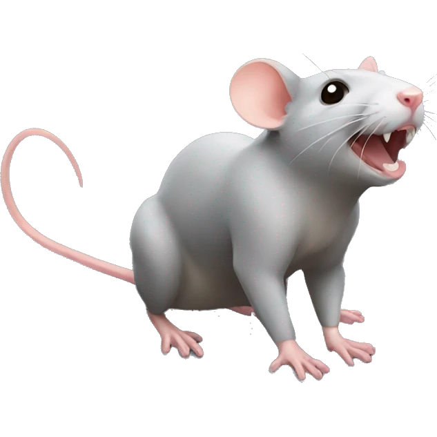 Rat caught emoji
