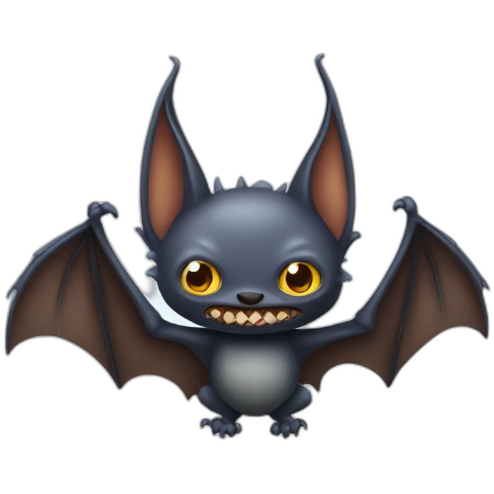 Monster bat emoji