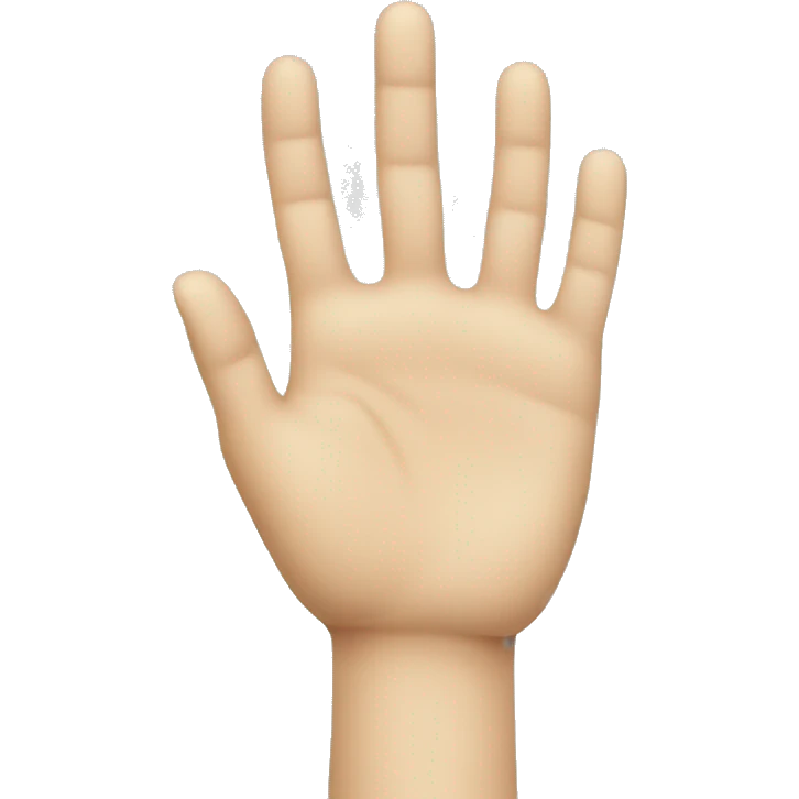 counting hand emoji