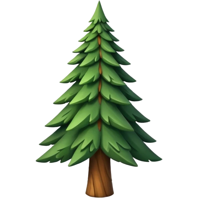 pine tree triangular form emoji