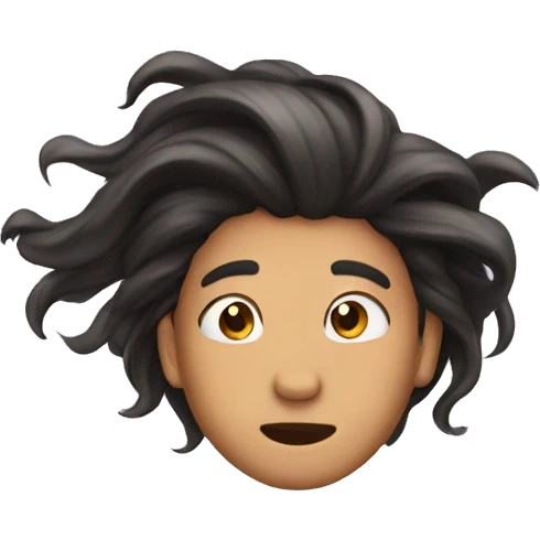 Hair flip emoji