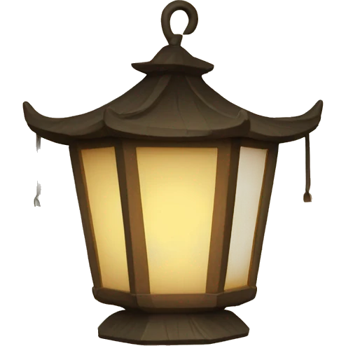 Oriental paper Latern emoji