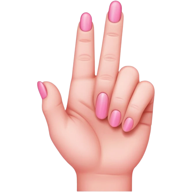 pink middle finger emoji