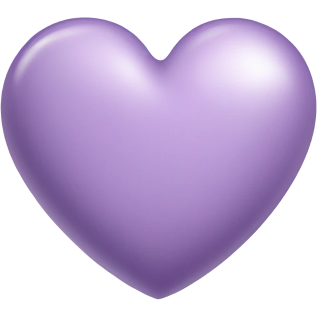Light purple heart emoji