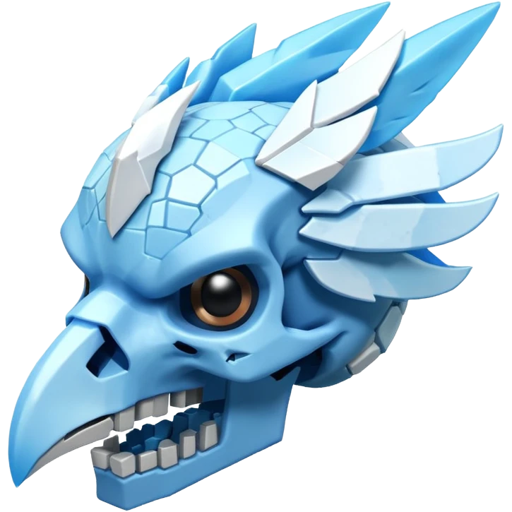 head cranial ice skull Articuno pokemon pixelmon Minecraft delegate emoji