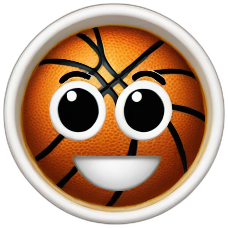 basketball coffee emoji