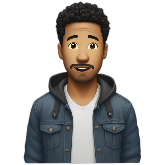 Confused Nick Youn, Swaggy P emoji