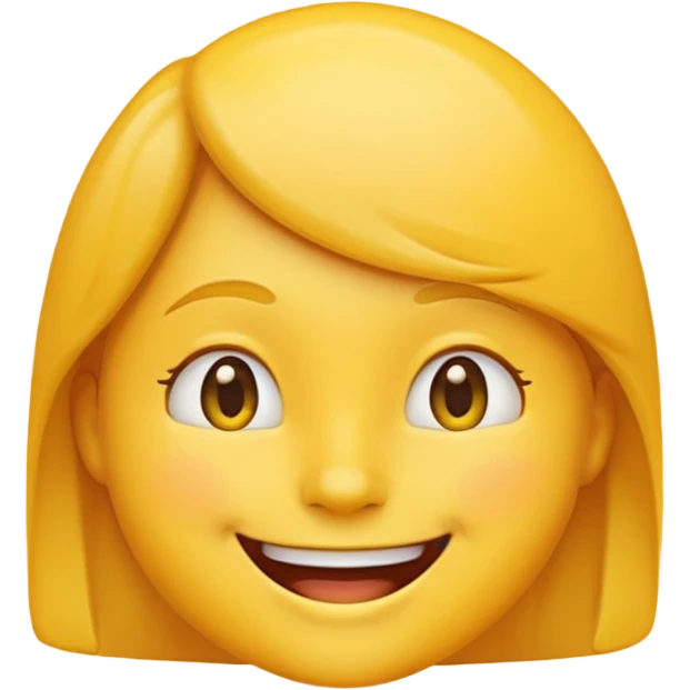 emoji smiling with joy, but only the side profile emoji