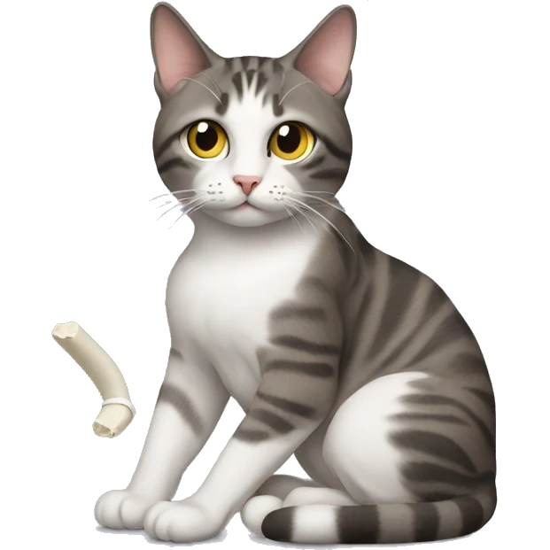 Cat with joint emoji