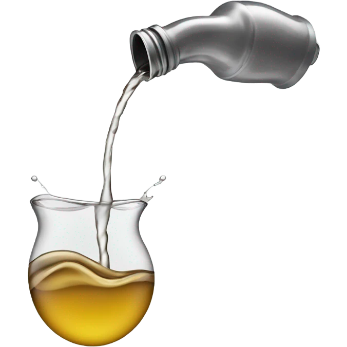 pouring isolated without glass same image emoji