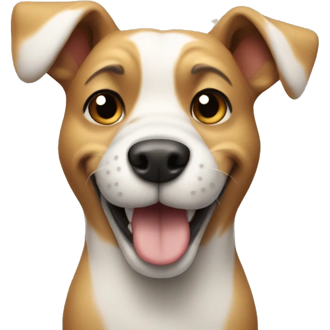 Dog giving thumbs up emoji