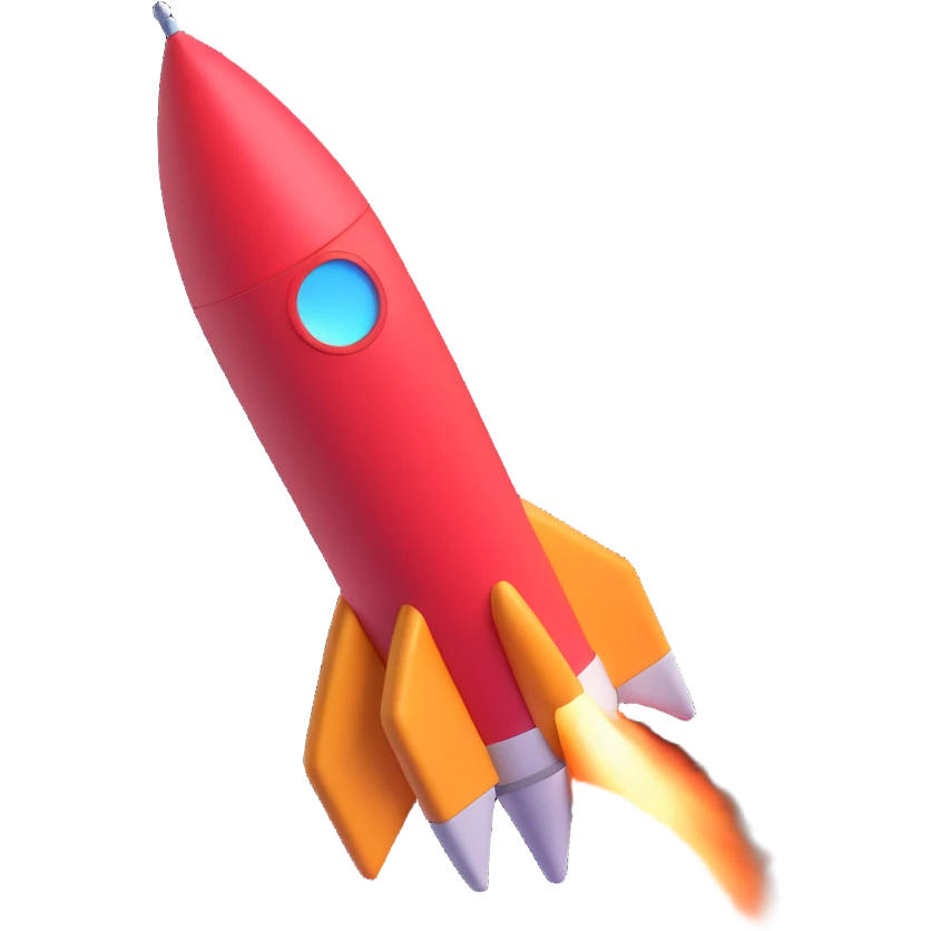 Rocket Colour full emoji