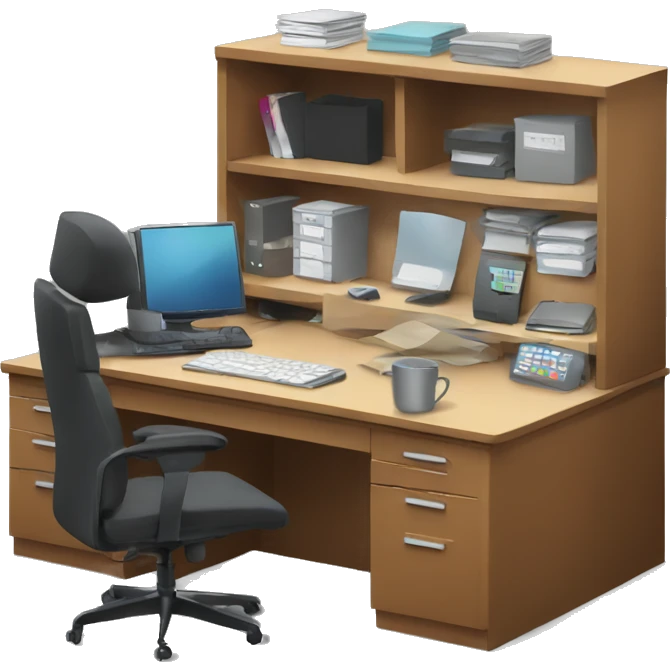 Office desk emoji