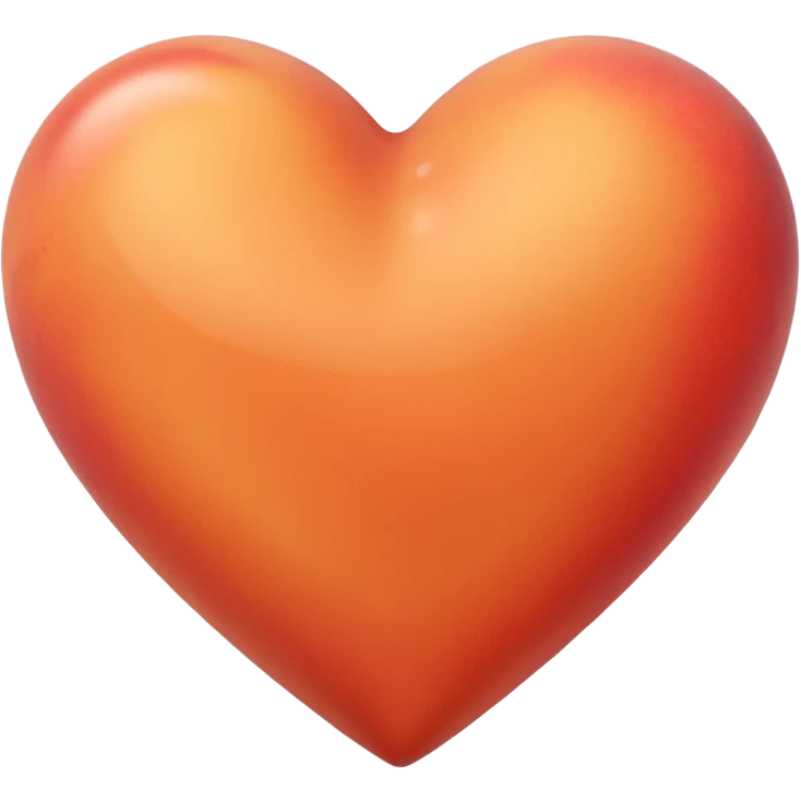 make an image of a peach colored heart emoji emoji