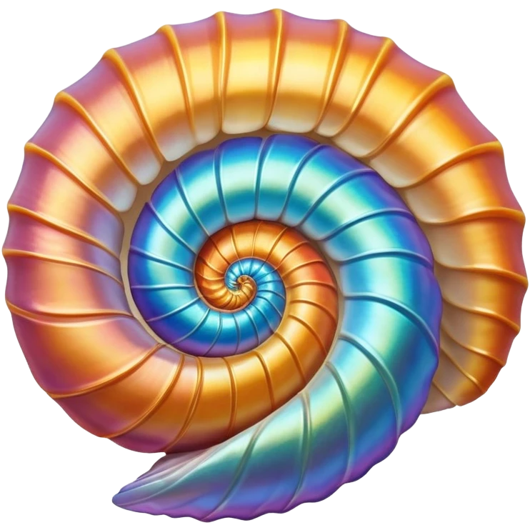 Maui sunrise shell emoji
