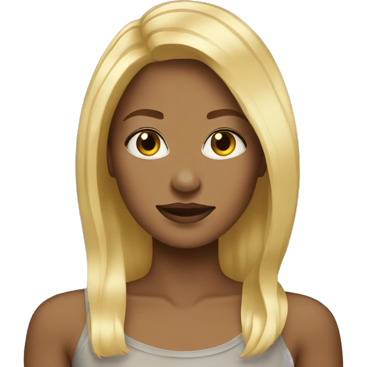 blonde with grown roots emoji