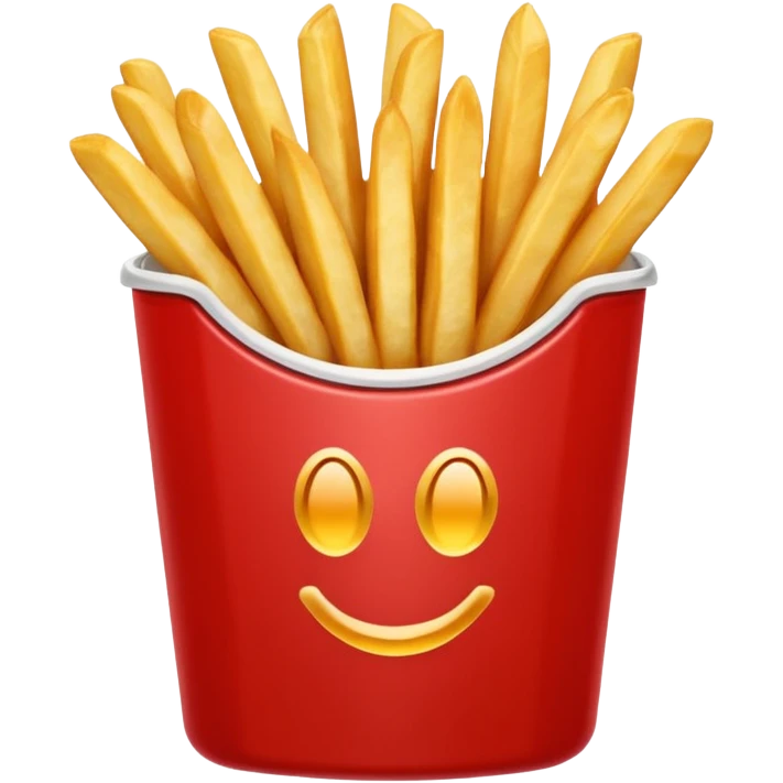 fries in a red container emoji