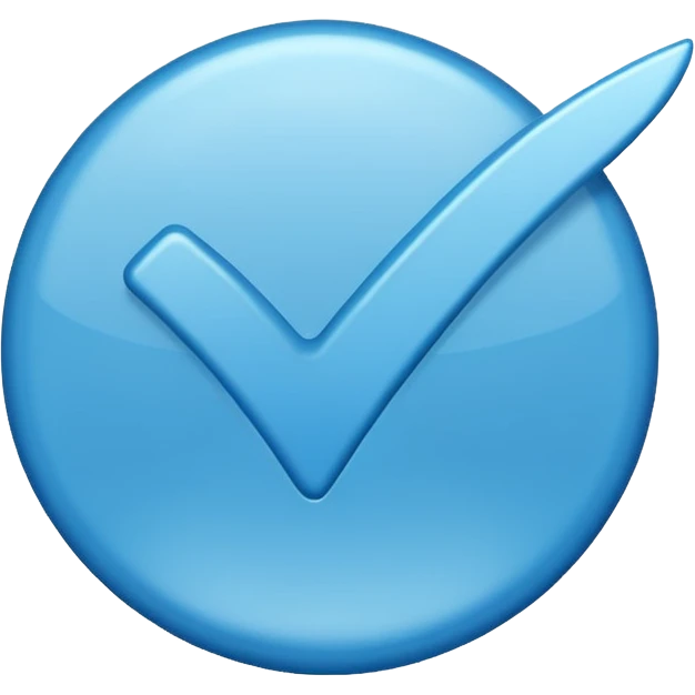 Facebook Verification blue tick emoji