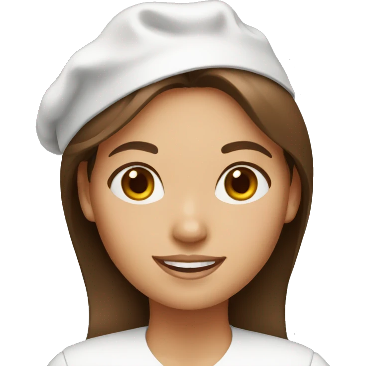 Female Baker brown hair emoji