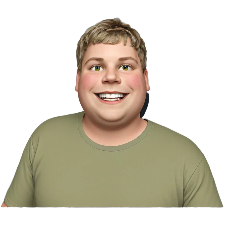 smiling boy in colorful shirt emoji