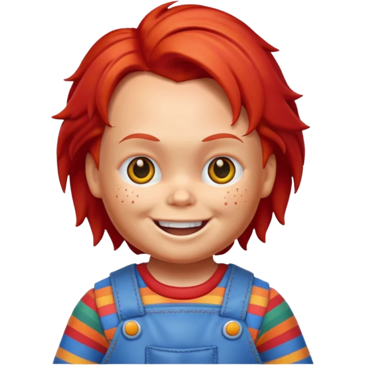 Un emojin de chuky emoji