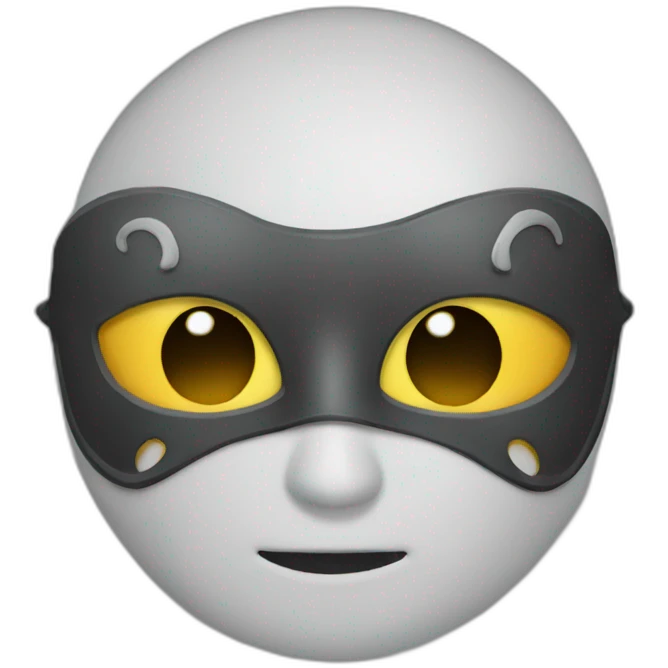 Masque pni chat emoji