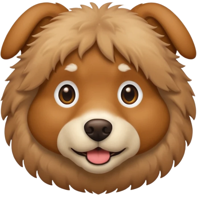 brown dog emoji